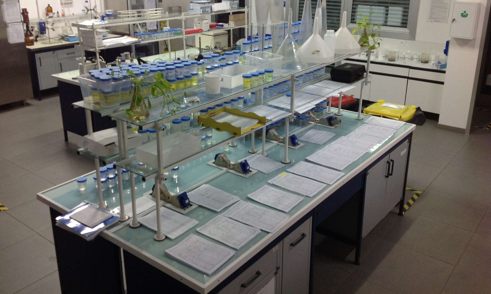Uno dei laboratori analisi di Allkema